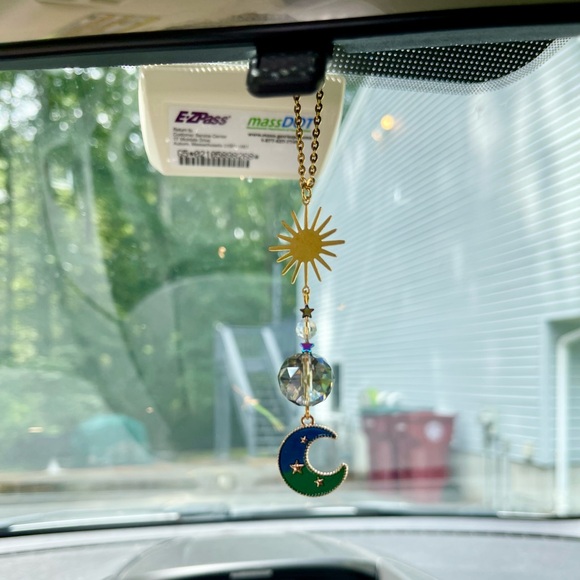 Moon and Star Sun-catcher/Rearview Mirror Charm - Picture 11 of 11